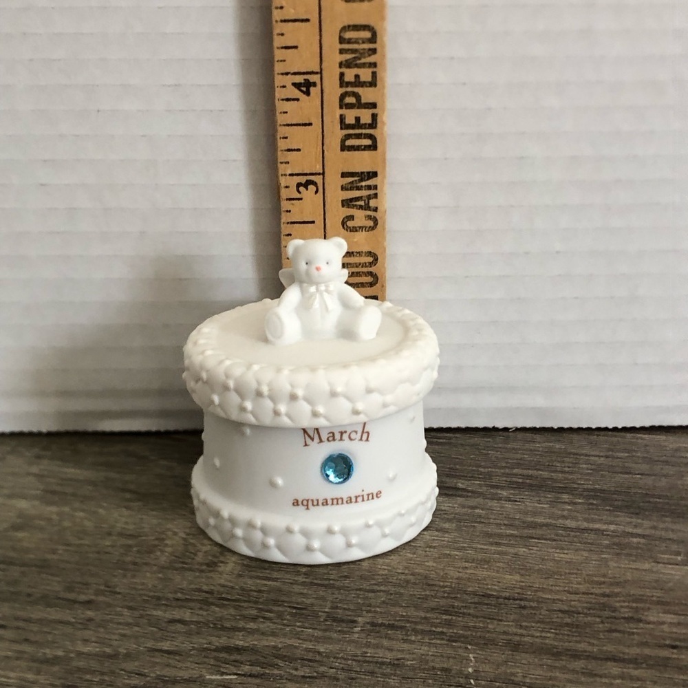 Vtg Bisque March Treasure Box - Picture 9 of 12